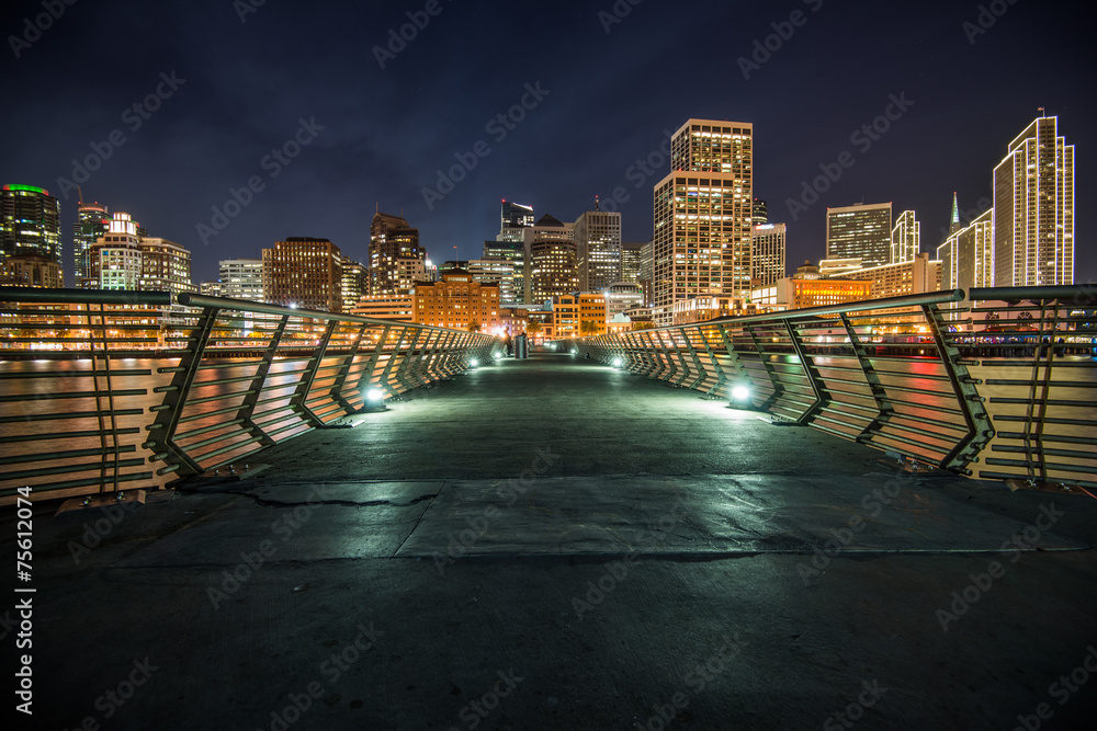 Obraz premium San Francisco Night Time