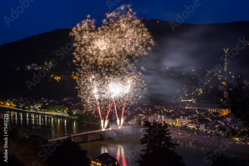 Firework in Heidelberg