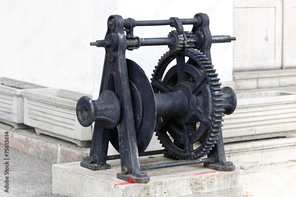 Fototapeta premium Industrial winch