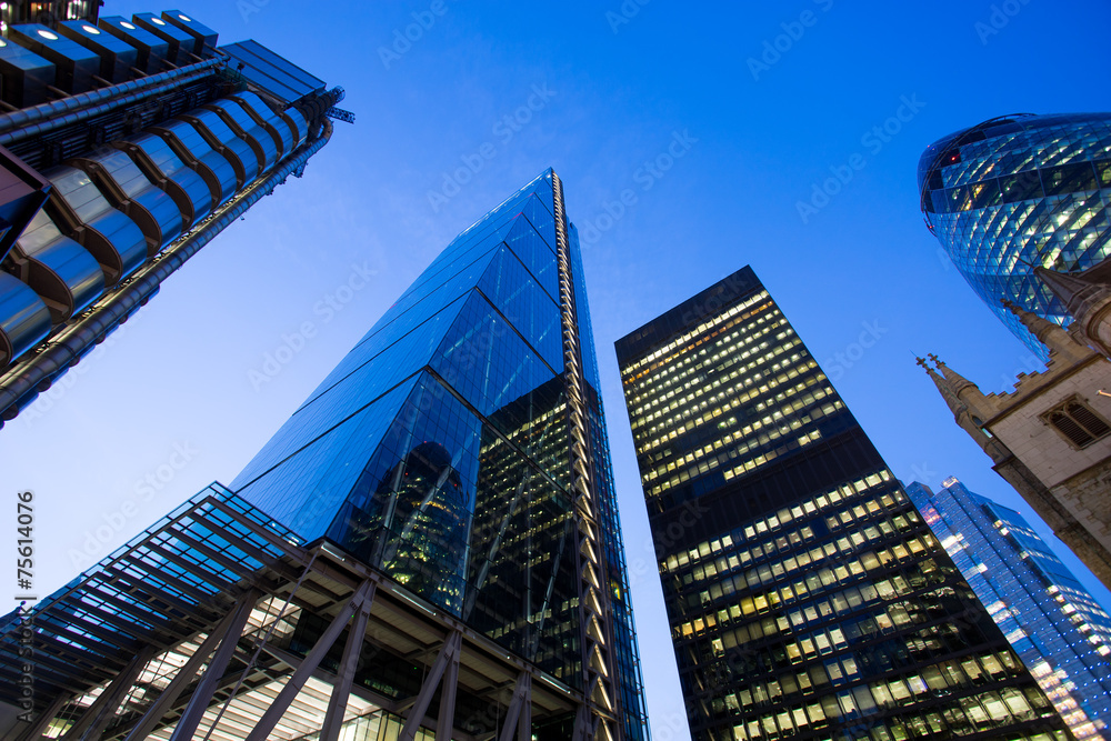 Fototapeta premium Skyscraper Business Office, Corporate building in London City, England, UK