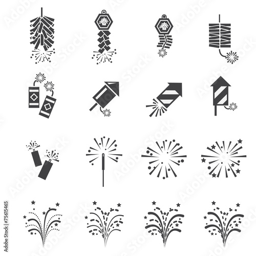 firework  icon set