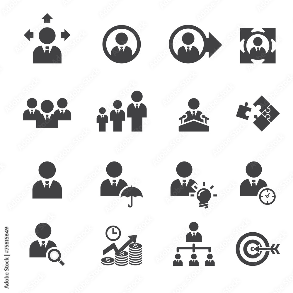 business and management icon