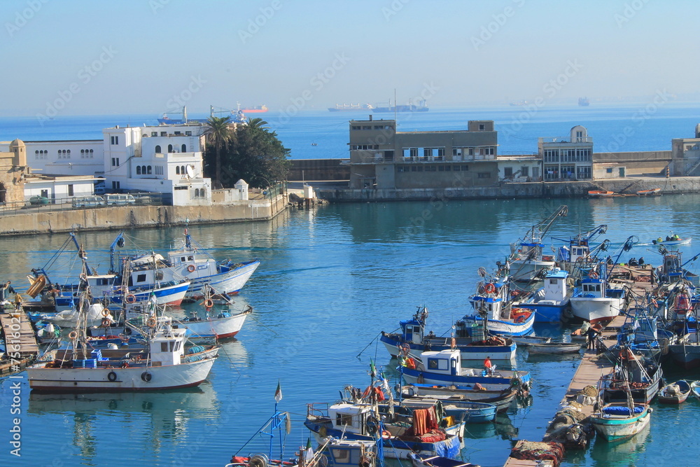 Port de péche d'Alger, Algérie Stock Photo | Adobe Stock
