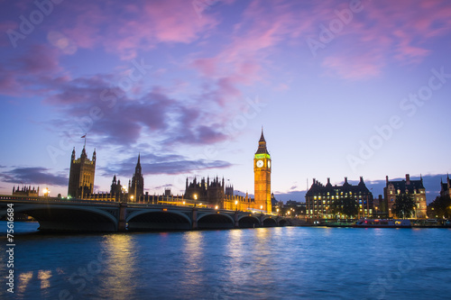 The Palace of Westminster Big Ben  London
