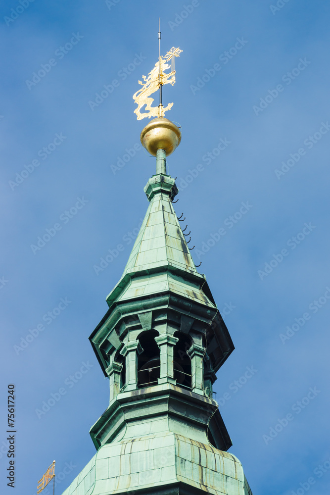 Detail of the Cathedral of Saints Vitus, Prague. Detail of the Cathedral of Saints Vitus, Prague.