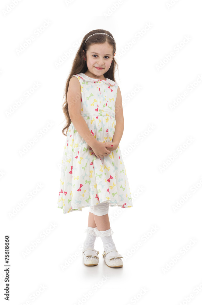 Beautiful Standing Girl Posing for Photo Beautiful Standing Girl Posing for Photo