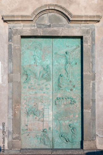 Church Bronze door