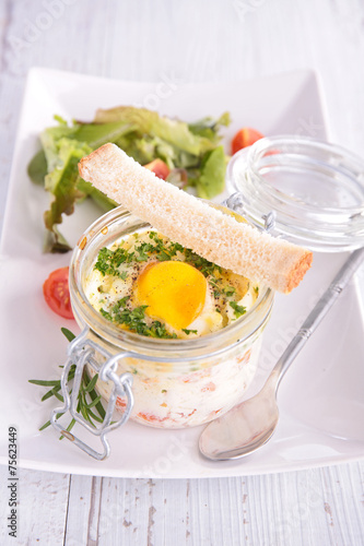 Fényképezés baked egg