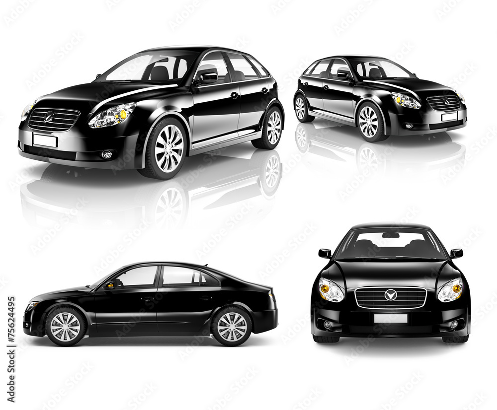 Fototapeta premium Contemporary Shiny Luxury Transportation Performance Concept