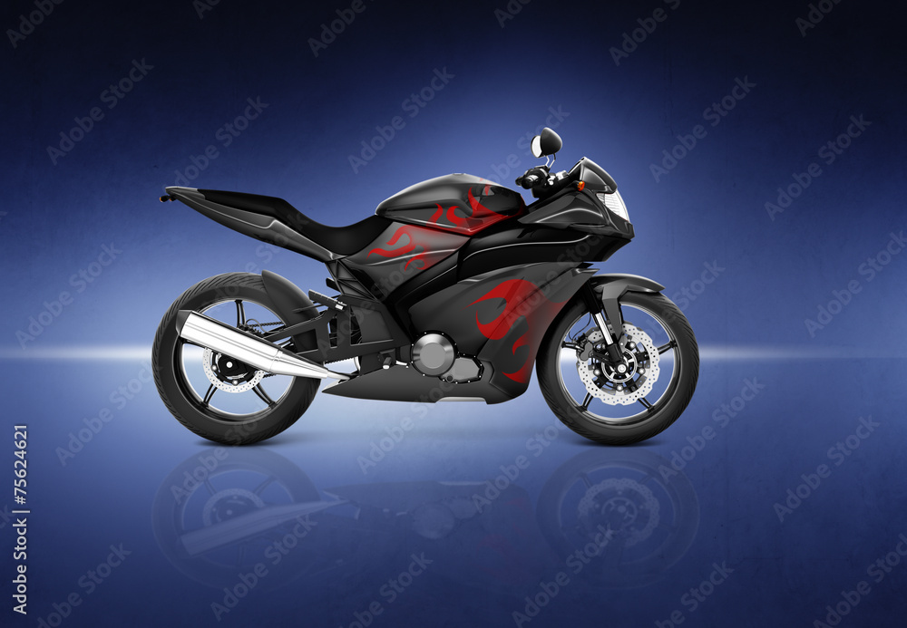 Motorcycle Motorbike Bike Riding Rider Contemporary Concept