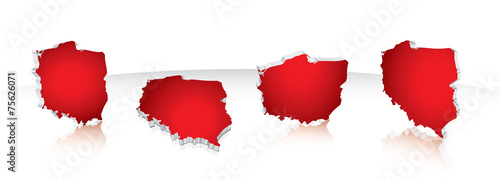 Map of Poland 3D