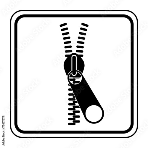 Logo fermeture éclair.