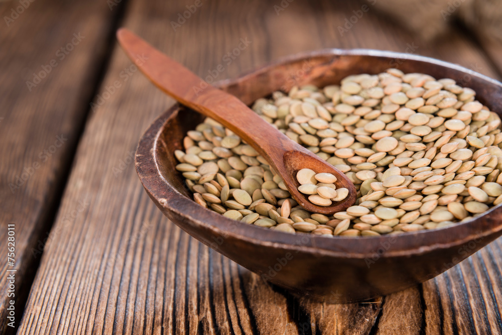 Portion of Brown Lentils Portion of Brown Lentils