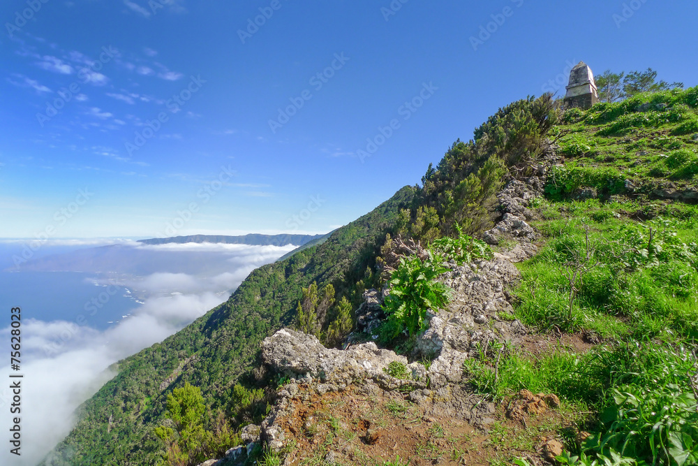 Naklejka premium El Hierro - Aufstieg zum Monumento al General Serrador