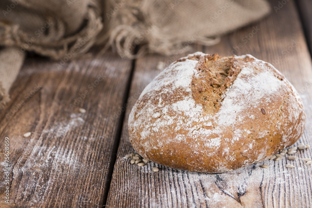 Naklejka premium Fresh baked Loaf of Bread
