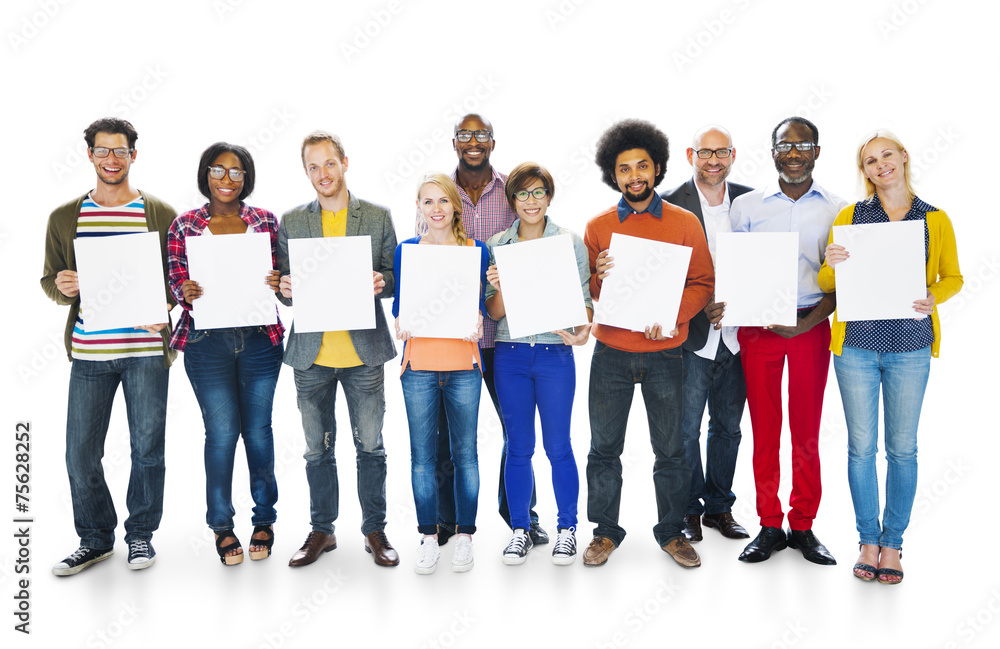 Diverse Ethnic Variation Unity Team Concept