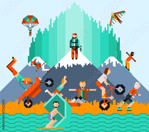 Extreme Sports Concept