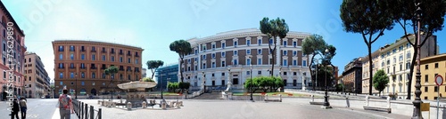 Rome city life. View of Rome city on June 1, 2014