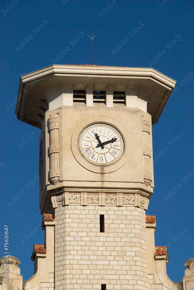 Clock of the ancient tower