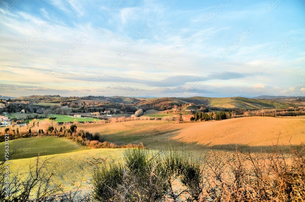 Tuscan Winter Scene