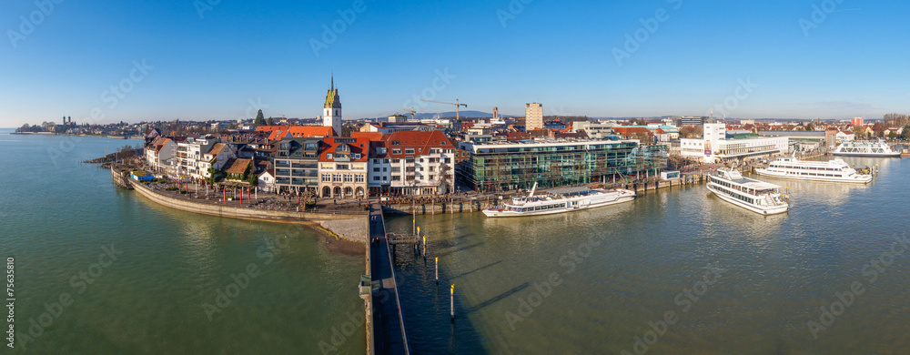 Naklejka premium Panorama Friedrichshafen