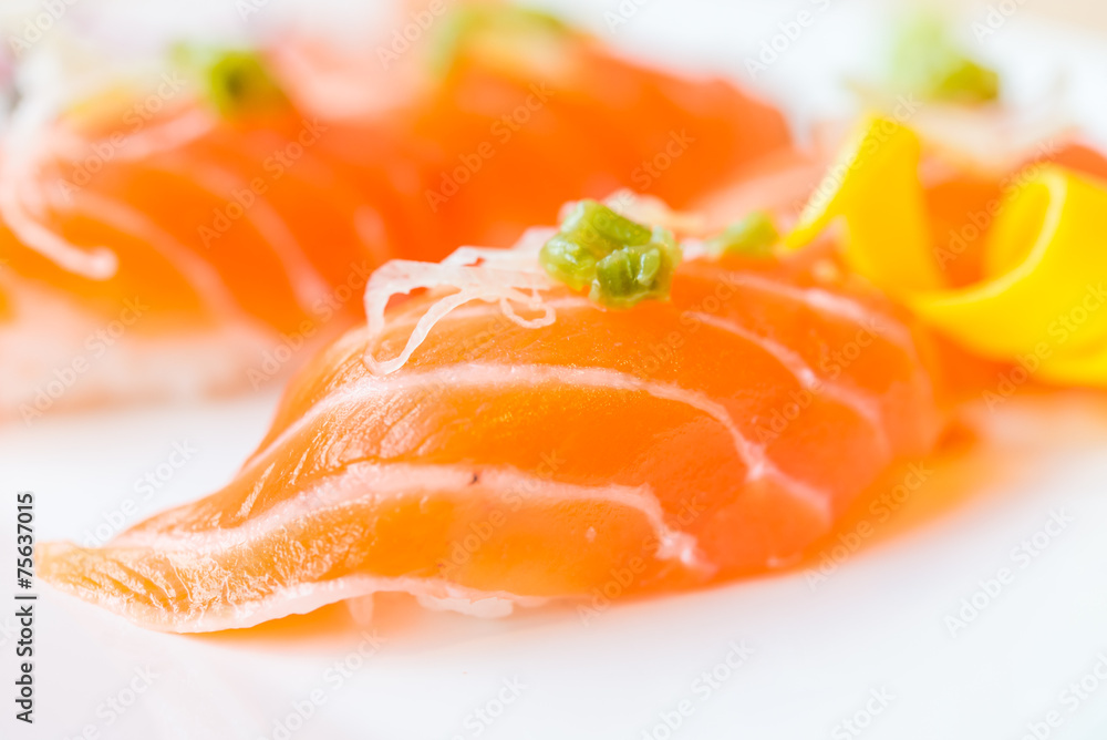 Salmon sushi