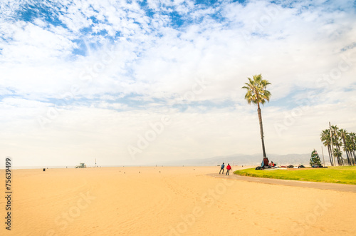 Venice Beach in a bright sunny day - Santa Monica photo