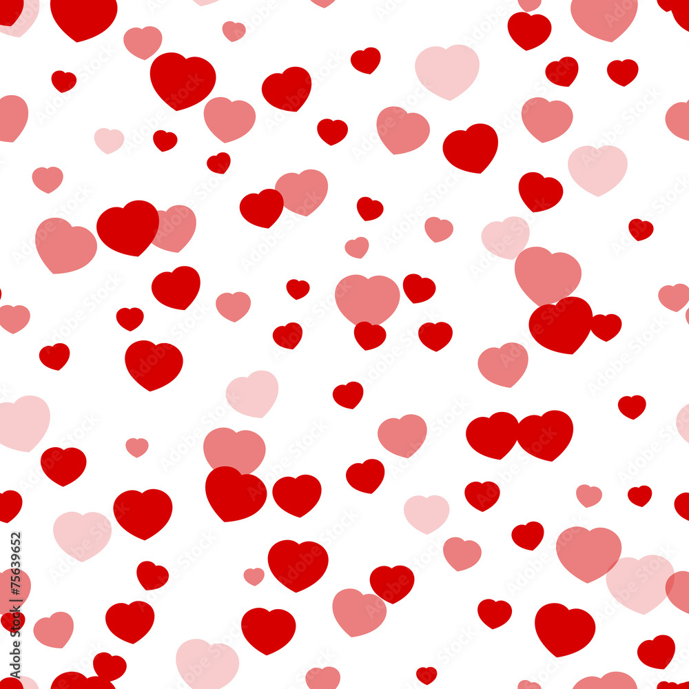 Valentines Day heart-shaped snowflakes pattern. Valentines Day heart-shaped snowflakes pattern.