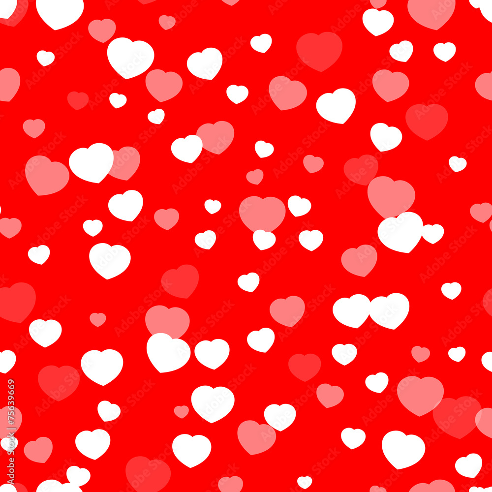 Valentines Day heart-shaped snowflakes pattern. Valentines Day heart-shaped snowflakes pattern.