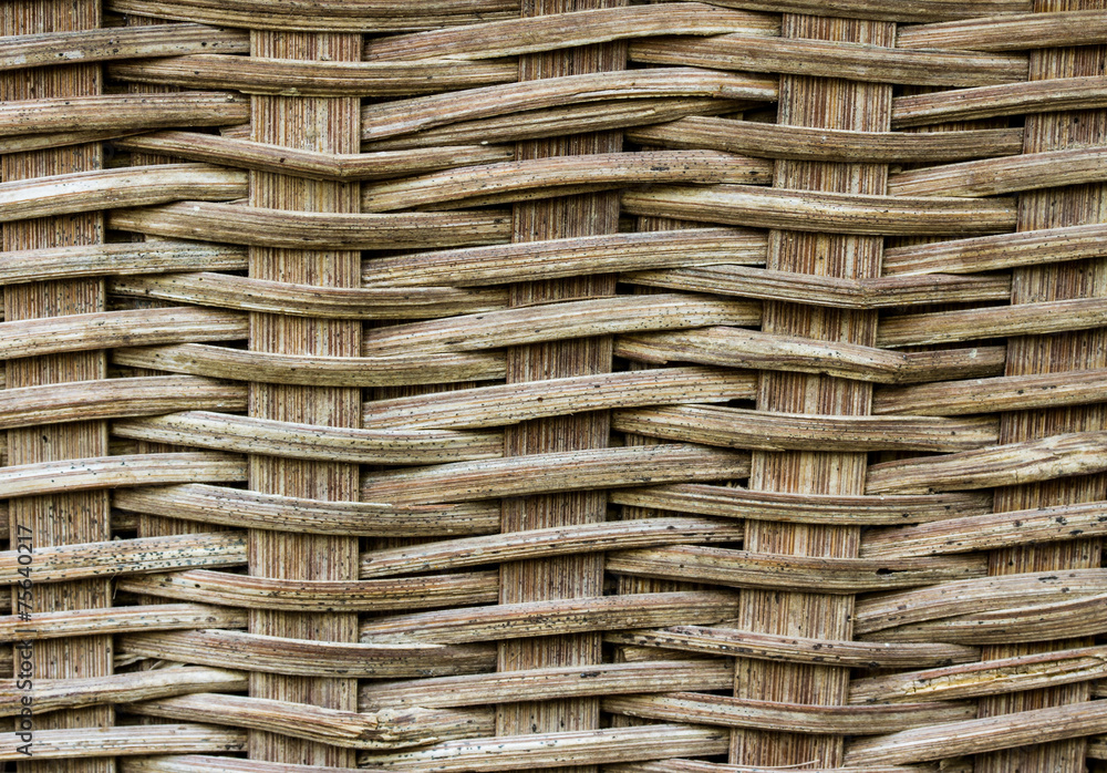 Thai handcraft of bamboo weave pattern for background use Thai handcraft of bamboo weave pattern for background use