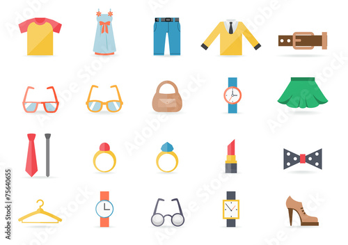 Various Clothing and Accessory Themed Graphics