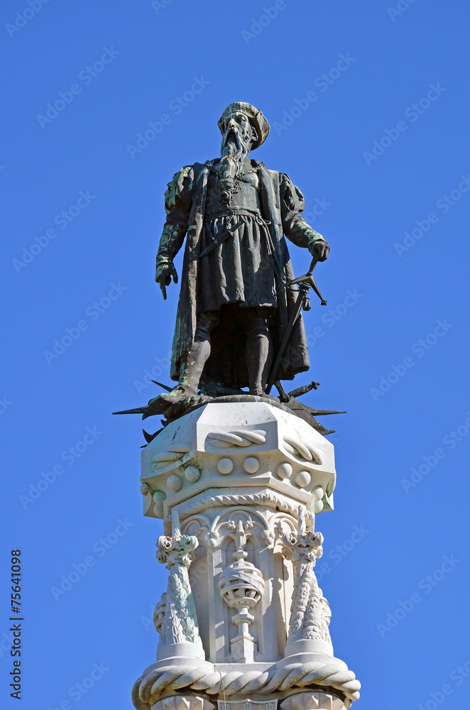Bronzestatue Heinrich des Seefahrers in Lissabon