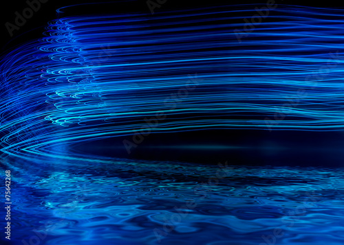 Light painting, abstraction background.