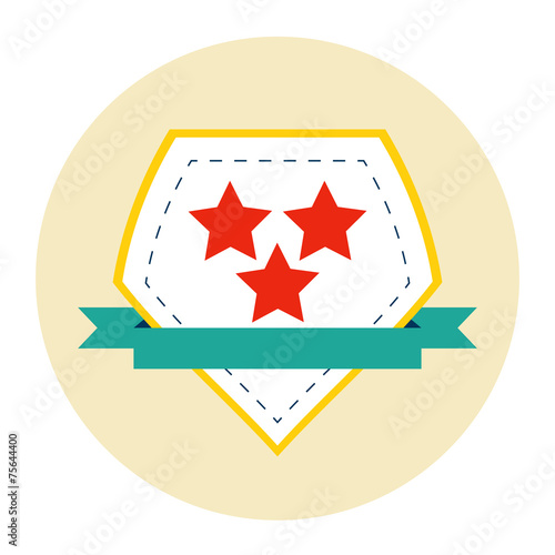 Medal flat Icon.