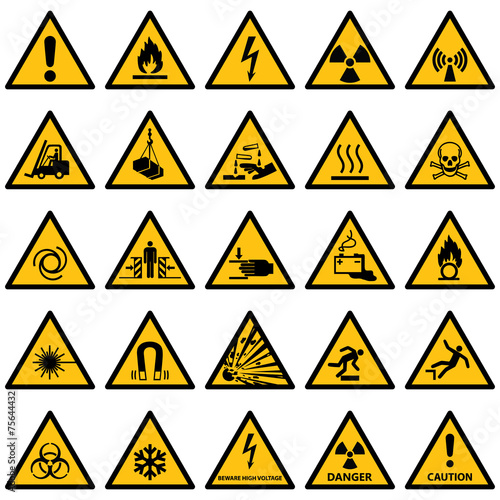 Standard Warning sign collection