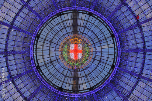 Milano Galleria Vittorio Emanuele luci di Natale 2014-15