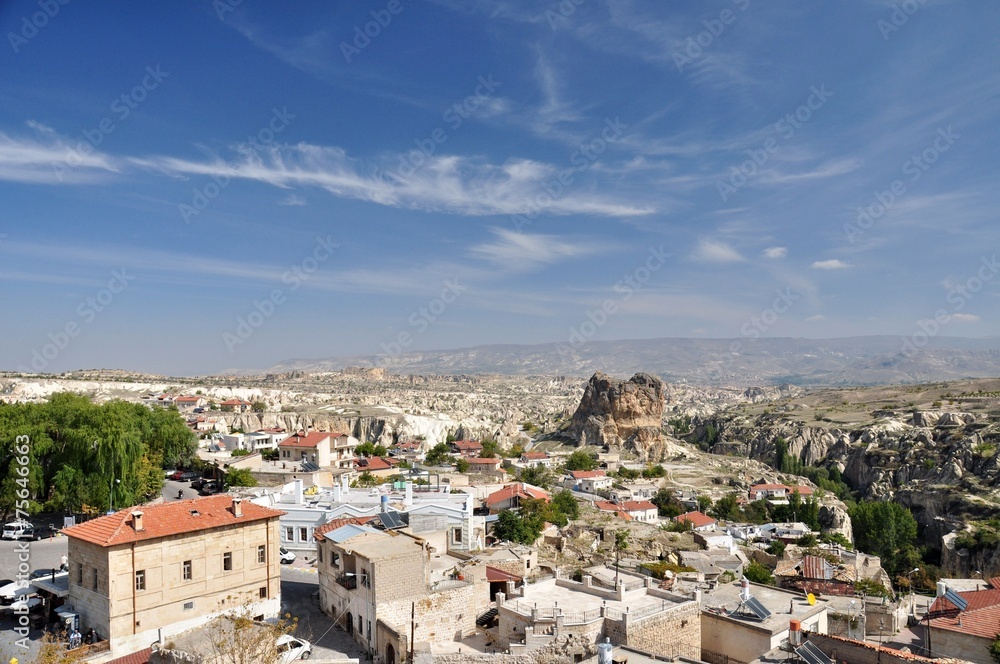 Panorama of Cappadocia from Ortahisar castle