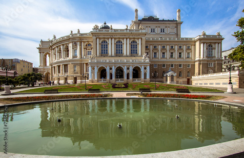 Opera theater in Odessa  Ukraine