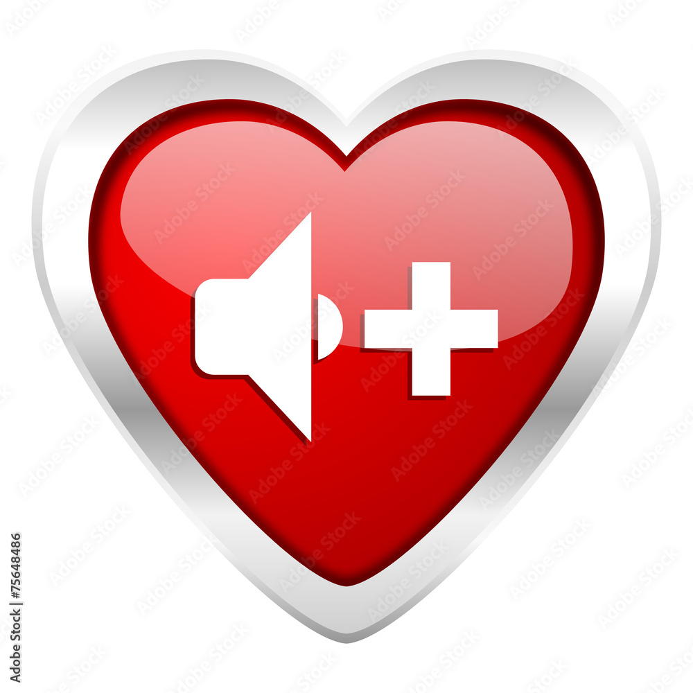 speaker volume valentine icon music sign speaker volume valentine icon music sign