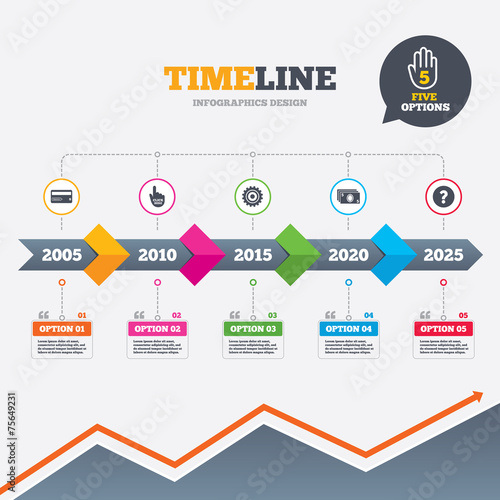 ATM cash machine withdrawal icons.