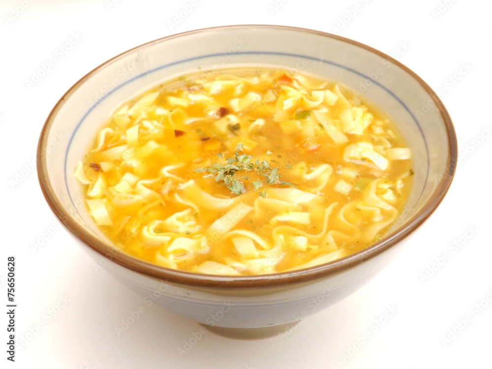 asiatische Nudelsuppe