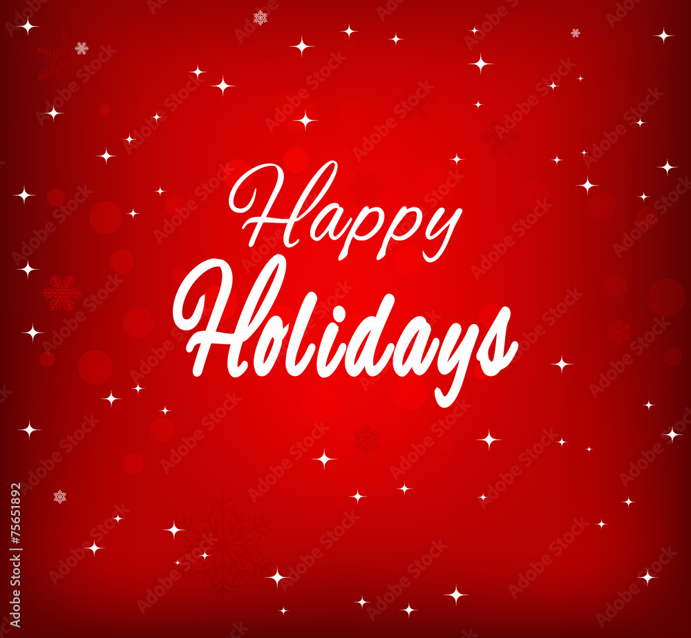 Happy Holidays vector illustration Happy Holidays vector illustration