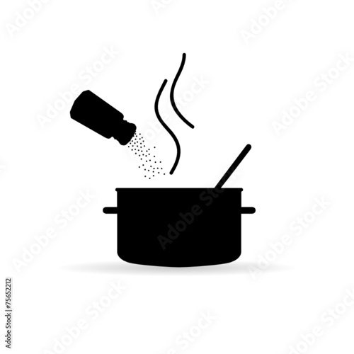 placing spices vector illustration