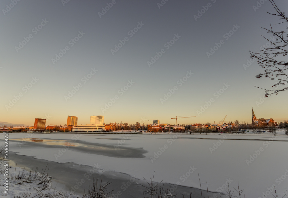 Frozen River by City