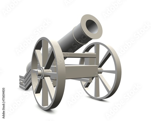 Voorzijde kanon - artillerie