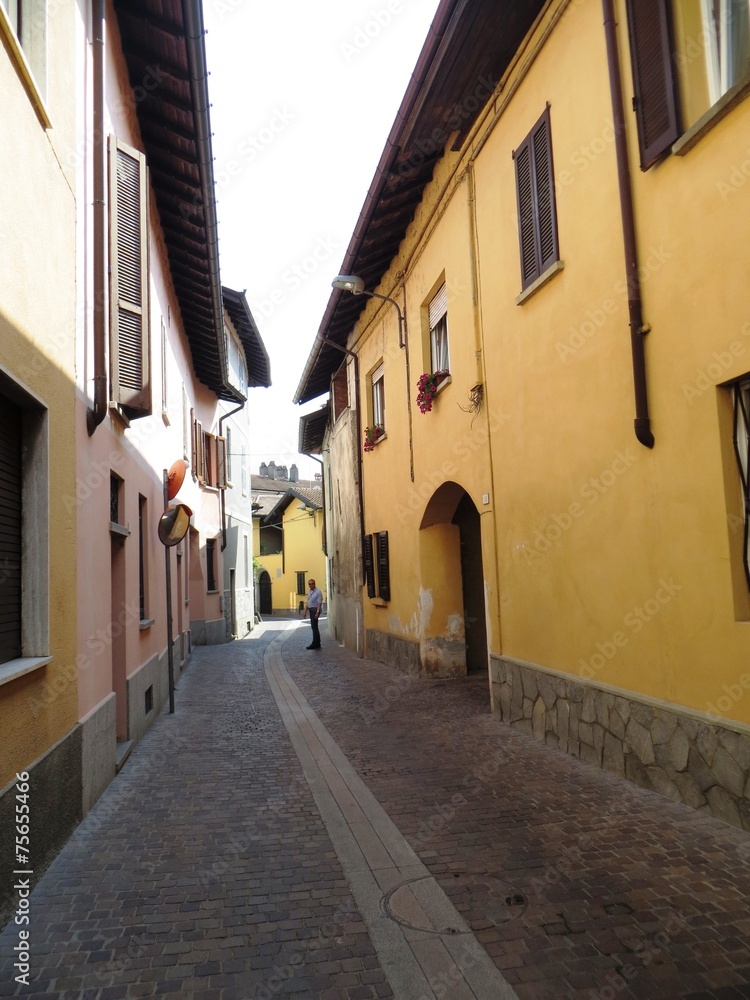 Obraz premium Angera - Rocca - Lago Maggiore