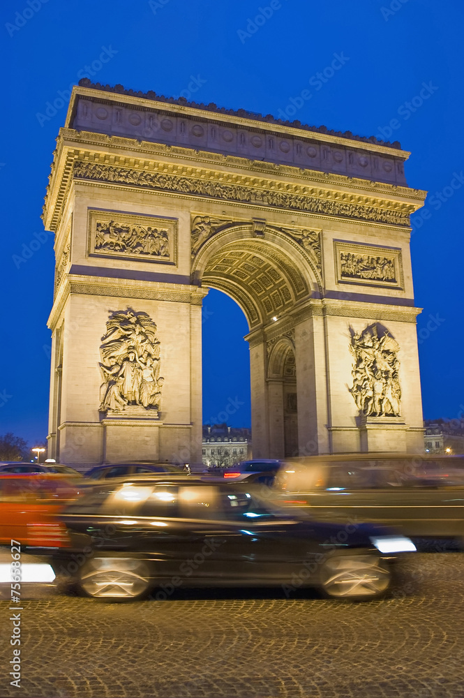 Triumph Arc at Paris, France