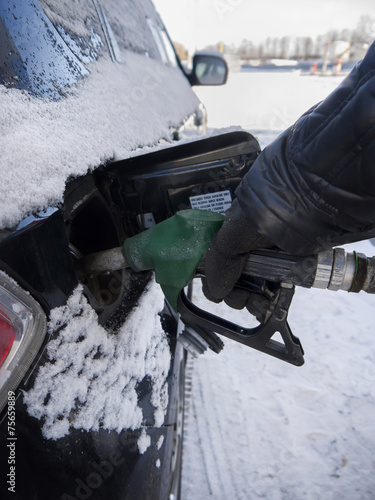 Hand Filling Fuel photo