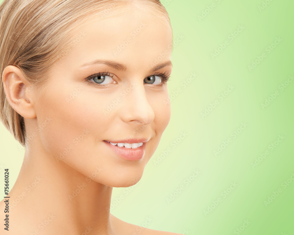 Fototapeta premium beautiful young woman face