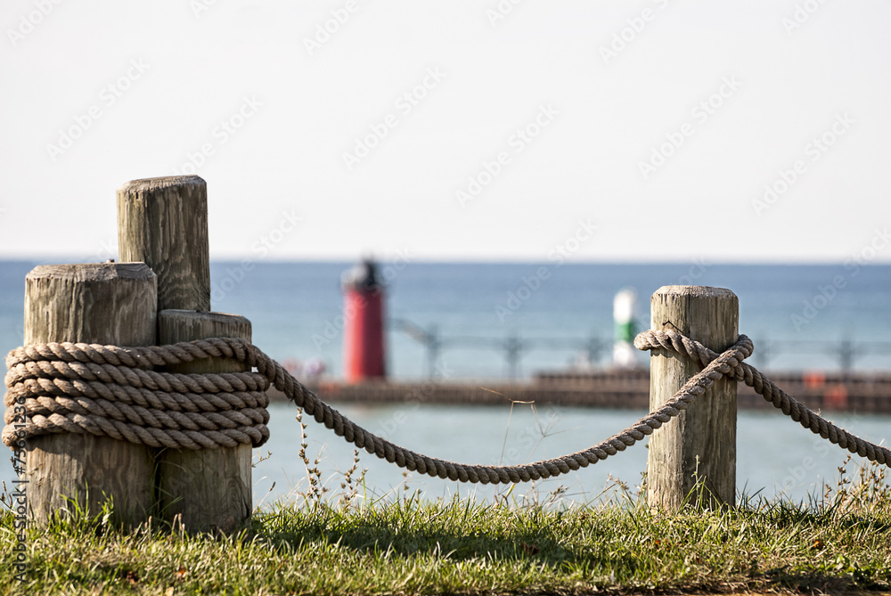 Obraz premium Rope Fence